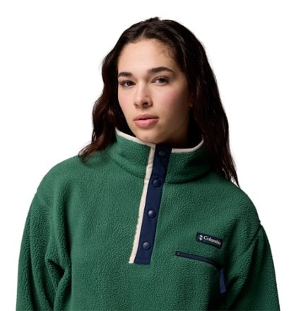 Columbia Helvetia II Cropped Half-Snap Fleece Pullover - Women's 4