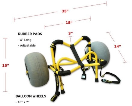 Suspenz DLX Mid-V Beach Cart 1