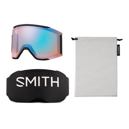 Smith Squad MAG ChromaPop Snow Goggles with gogglesoc 4