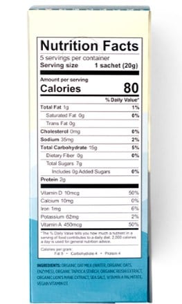 Alpine Start Instant Oat Milk with Benefits - Package of 5 2