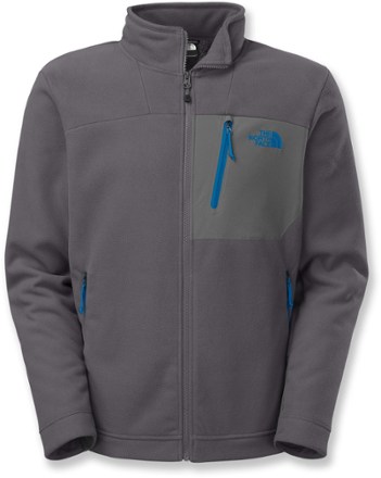 the north face men's chimborazo full zip fleece jacket