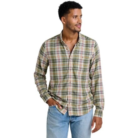 On Body Image of color Chive Plaid