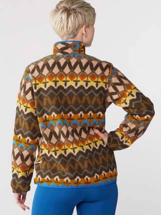 patagonia printed fleece pullover