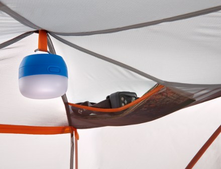 Hanging loop and ceiling stash pocket (Zinc/Orange Spice)