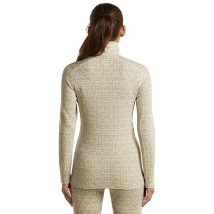 Icebreaker Merino 260 Vertex Long-Sleeve Half-Zip Alpine Geo Base Layer Top - Women's 2