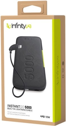 InfinityLab InstantGo 5000 Built-in Lightning Cable Power Bank 3