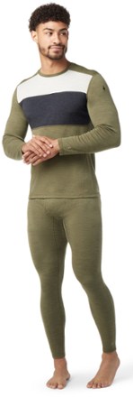 Smartwool Classic Thermal Merino Colorblock Base Layer Crew Top - Men's 3
