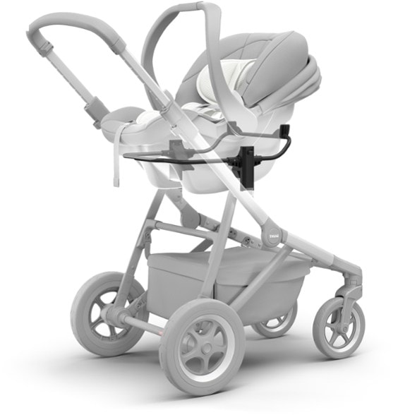 Stroller and seat not included