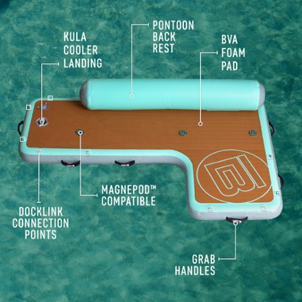 Bote Inflatable Dock Hangout Couch - Starboard 5