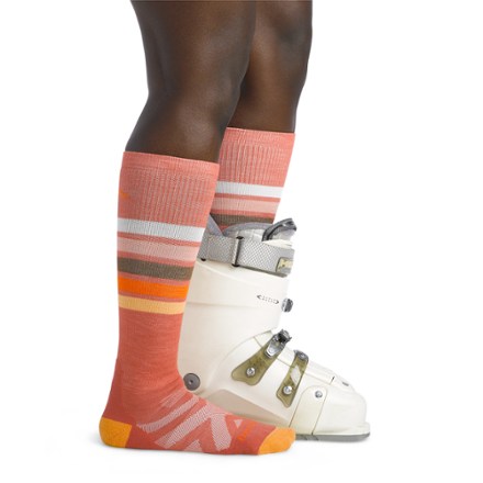 Darn Tough Snowburst Over-the-Calf Midweight Ski and Snowboard Socks - Women's 2