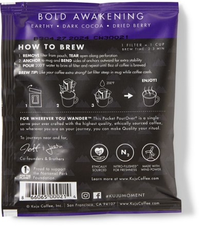 Kuju Coffee Single-Serve Pour Over Coffee - Package of 6 4