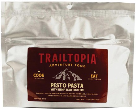 Trailtopia Pesto Pasta with Hemp Seed Protein - 2 Servings 0