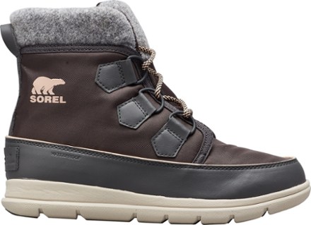 gray sorel boots