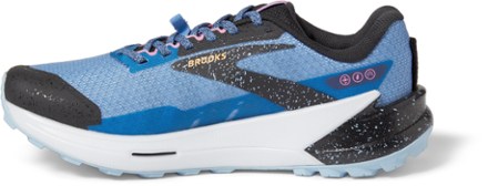 Catamount 2 Trail-Running Shoes - Women's [Left view (Blue/Black/Yellow)]