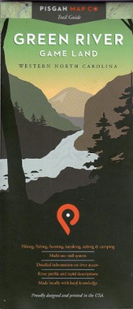 Pisgah Map Co Green River Game Land Trail Guide 0