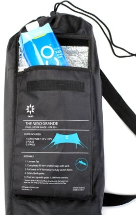 Neso Grande Sunshade Detail view (Teal)