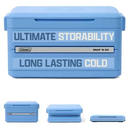 Coleman Snap 'N Go 55-Quart Collapsible Hard Cooler 2