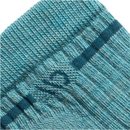 Wide Open Single Stripe Cushioned Quarter Socks - Women's 4