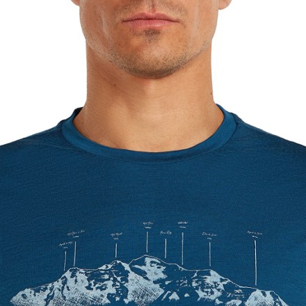 Icebreaker Merino 150 Tech Lite The Peaks T-Shirt - Men's 5