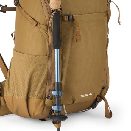 REI Co-op Trail 40 Pack - Men's Trekking pole attachments
