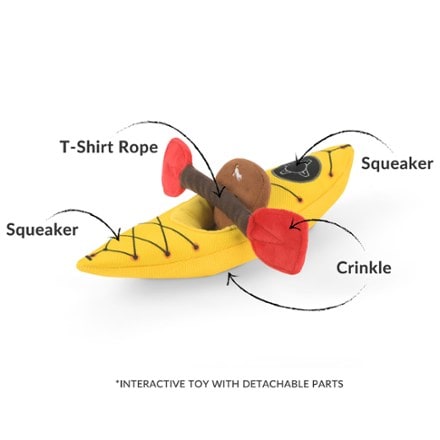 Play Pet Brands Camp Corbin K9 Kayak Dog Toy 3