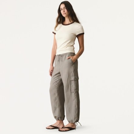 Marine Layer Linen Cargo Pants - Women's 2