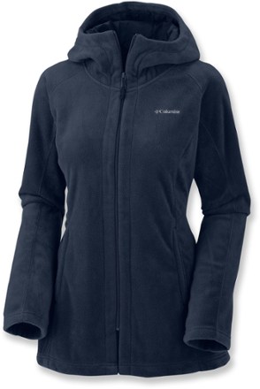 columbia plus size benton springs hooded fleece jacket