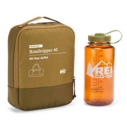 REI Co-op Roadtripper 40 Duffel Stuff sack (32 fl oz. bottle not included)