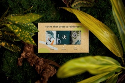 Conscious Step Protect Rainforests Socks Gift Box - 3 Pairs 3