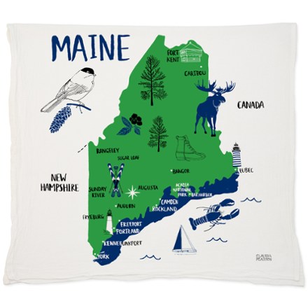 Claudia Pearson Maine Tea Towel 0