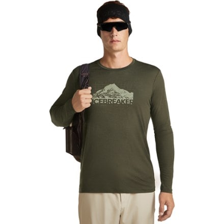 Icebreaker Merino 150 Tech Lite Long-Sleeve T-Shirt Aoraki Explorer - Men's 4
