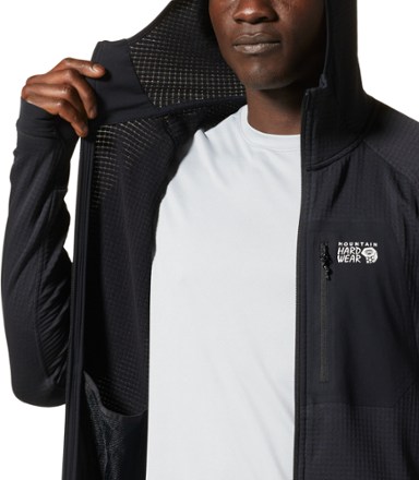 Mountain Hardwear Polartec Power Grid Full-Zip Fleece Hoodie