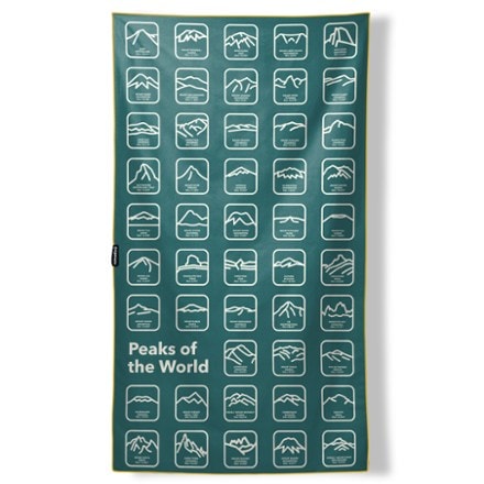 Nomadix Ultralight Towel - Peaks Of The World Teal Ocean