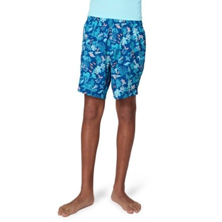 Free Country Full Elastic Waist Swim Shorts - Boys' 0