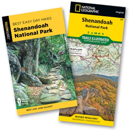 FalconGuides Best Easy Day Hikes Shenandoah National Park - Guidebook and Trail Map Bundle - 6th Edition 0