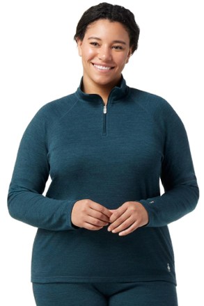 Smartwool Classic Thermal Merino Quarter-Zip Base Layer Top - Women's Plus Sizes 2