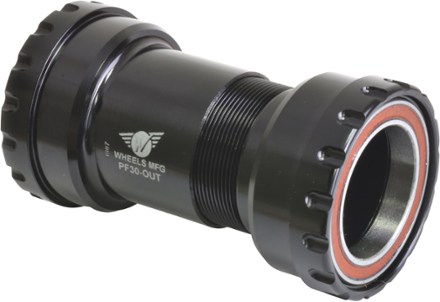 Wheels Manufacturing PF30 Outboard Thread Together Bottom Bracket with Angular Contact Bearings for 30 mm Crank Spindles 0