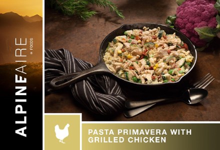 AlpineAire Foods Pasta Primavera with Grilled Chicken - 1 Serving 1