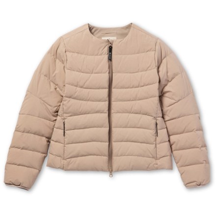 Snow Peak Snow Peak Women's Middler Down Collarless Jacket  Brown M - $184.95 at REI.com