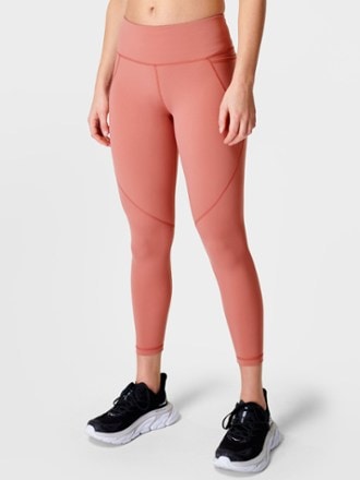 Active logo-tape high-rise recycled polyester leggings