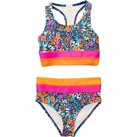 Nani Swimwear Mini Cut Back Crop Swimsuit Set - Girls' 0