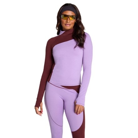 SENIQ Wool Sculpt Merino Mock-Neck Long-Sleeve Base Layer Shirt - Women's 0