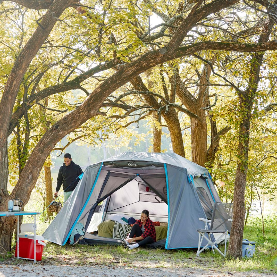 Location Image for 6-Person Lighted Instant Cabin Tent with Full Rainfly