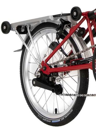 Brompton C Line Explore Folding Bike with Rack - High 4