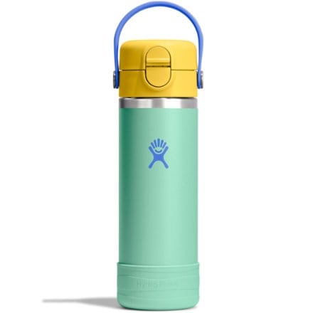 Hydro Flask Kids' Wide-Mouth Vacuum Bootle with Straw Cap and Bottle Boot - 18 fl. oz. 0