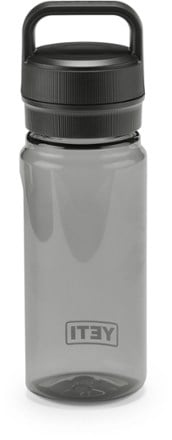 YETI Yonder Water Bottle with Yonder Chug Cap - 20 fl. oz. Back view (Charcoal)