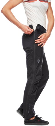 Black Diamond StormLine Stretch Full-Zip Rain Pants - Women's 5