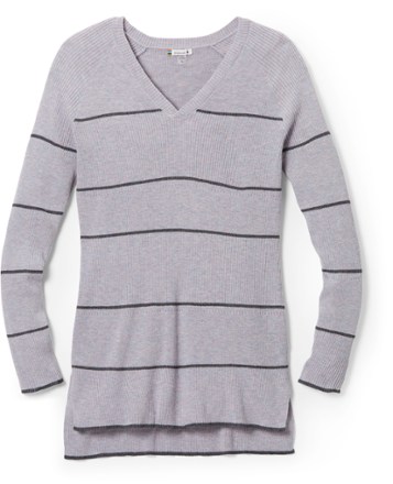 Smartwool Shadow Pine Pointelle Stripe Tunic Sweater - Women's 0