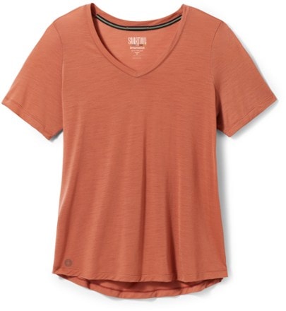 Smartwool Active Ultralite V-Neck T-Shirt - Women's 0