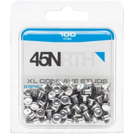 45NRTH XL Concave Carbide Aluminum Tire Studs - Package of 100 0